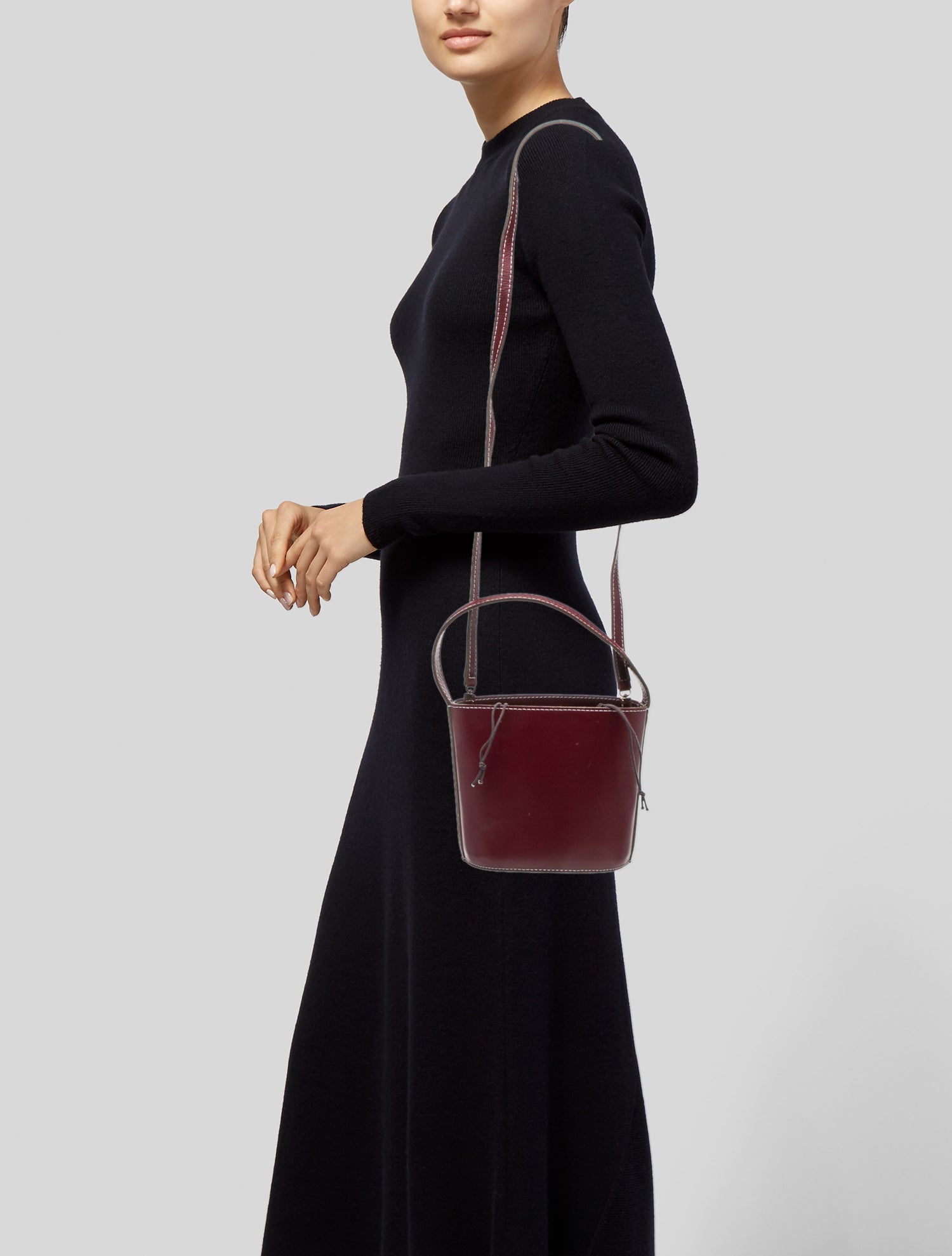 Staud Leather Bucket Bag